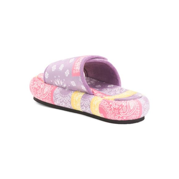 NWT Arizona Love Bandana Print Platform Slide Sandals Multi Women's Size EU 37 - Picture 2 of 7